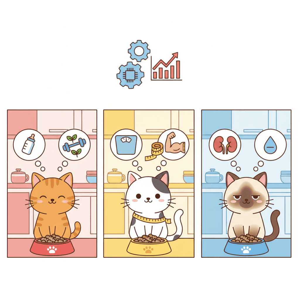 【年齢別】子猫・成猫・シニアで変えるべきはコレ! ライフステージ別フード選びの正解